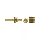 Egyenes DN5 fitting, közbetét FARO - D=6mm rézcső helyett