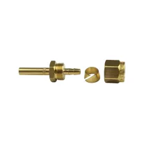   Egyenes DN5 fitting, közbetét FARO - D=6mm rézcső helyett