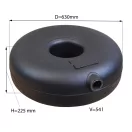 D=630mm H=225mm V=54l külső multiszelepes pótkeréktartály - Atiker - 2026