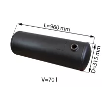 D=315mm V=70L hengeres tartály - Atiker - 2026 - AL01176