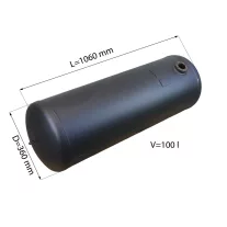 D=360 mm, V=100L Hengeres tartály - Atiker - 2026