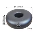 D=580mm H=200mm V=40L külső multiszelepes pótkeréktartály - 2026 - Atiker
