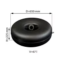 D=650mm H=250mm V=67L belső multiszelepes pótkeréktartály - Atiker - 2026 D=650mm H=250mm V=67L belső multiszelepes pótkeréktartály - Atiker - 2026