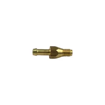 M6 réz fúvóka szívótorokba, D=4mm gumicsőhőz