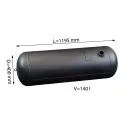 D=400mm V=140L Hengeres tartály - 2026 - Atiker