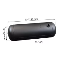 D=400mm V=140L Hengeres tartály - 2026 - Atiker