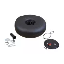 D=580mm H=200mm V=40L Belső szelepes pótkeréktartály - Atiker - 2026