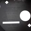 D=580mm H=200mm V=40L Belső szelepes pótkeréktartály - Atiker - 2026