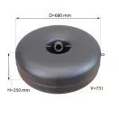 D=680mm H=250mm V=73L belső multiszelepes pótkeréktartály - Atiker - 2026 D=680mm H=250mm V=73L belső multiszelepes pótkeréktartály - Atiker - 2026