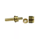 Egyenes DN6 fitting, közbetét FARO - D=8mm rézcső helyett